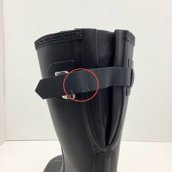 Hunter Women's Original Back Adjustable Short Boots in Size 8, WFS1013RMA-BLK(2) - Picture 10 of 12